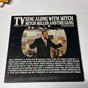TV Sing Along With Mitch Vinyl Mitch Miller Columbia w Booklet